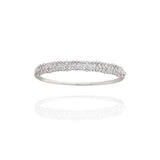 White Gold Diamond Bangle